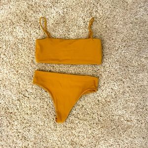 Wanderlust Swim - yellow bikini set